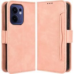 Klopové pouzdro pro Oppo Reno 13F / Oppo Reno 13FS, Card Slot, růžové