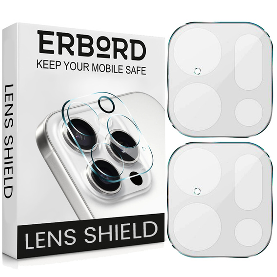 2x tvrzené sklo ERBORD pro fotoaparát Oppo Find X9