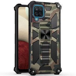 Pouzdro pro Samsung Galaxy A12 / M12 / A12 2021, Armor Kickstand, zelené