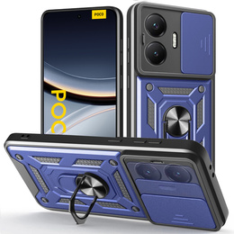 Pouzdro pro Xiaomi Poco F7, CamShield Slide, modré