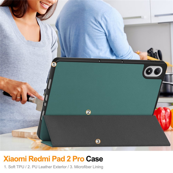 Pouzdro s klopou Smartcase pro Xiaomi Redmi Pad 2 Pro