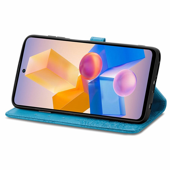 Klopové pouzdro pro Infinix Hot 40i, Mandala, modré