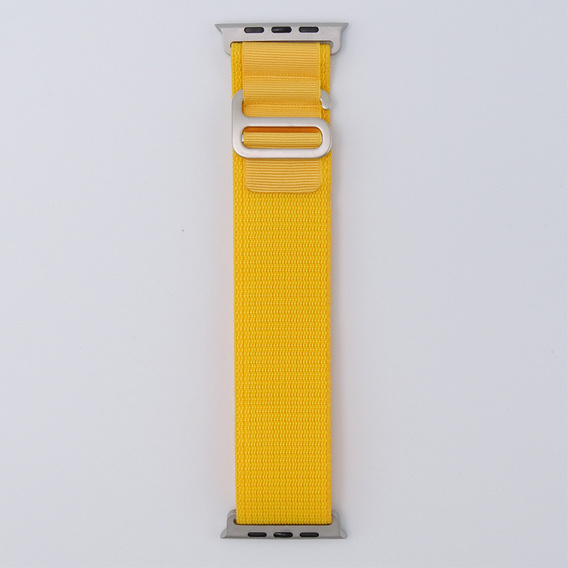 Nylonový řemínek pro Apple Watch 1/2/3/4/5/6/7/8/SE/ULTRA 42/44/45/49 mm, žlutý 