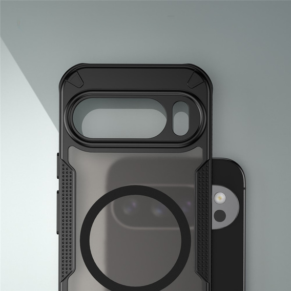 Pancéřové pouzdro pro Google Pixel 10 Pro, pro MagSafe, matné, černé