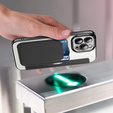 Klopové pouzdro pro iPhone 12 Pro Max, RFID Wallet MagSafe CamShield, černé