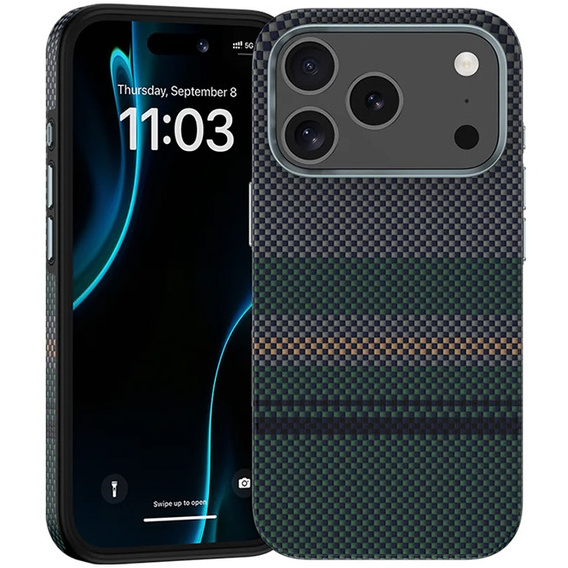 Pouzdro BENKS Kevlar Magnetic Armor Pro Aurora 600D C070 pro MagSafe pro iPhone 17 Pro Max