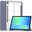 Pouzdro pro Samsung Galaxy Tab S10 FE+ Plus, Smartcase Hybrid, se slotem na stylus, fialové