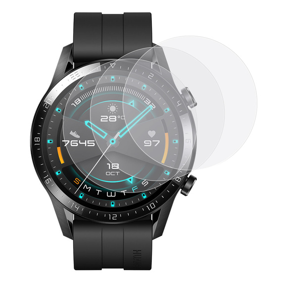 3x ERBORD Hydrogelová fólie pro Huawei Watch GT 2 46mm