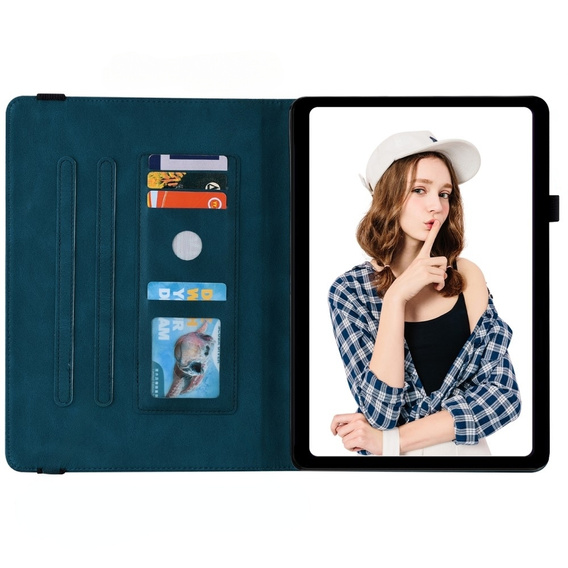 Pouzdro pro Lenovo Tab M9, Butterfly, modré