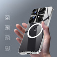 Ochranné pouzdro na fotoaparát pro Motorola Edge 50 Pro 5G, CamShield MagSafe, stříbrné