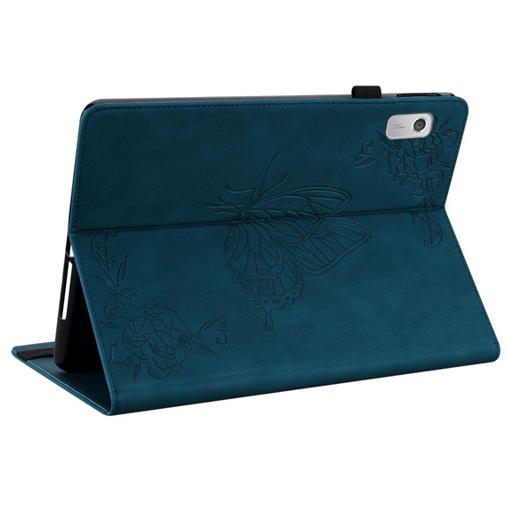 Pouzdro pro Lenovo Tab M9, Butterfly, modré