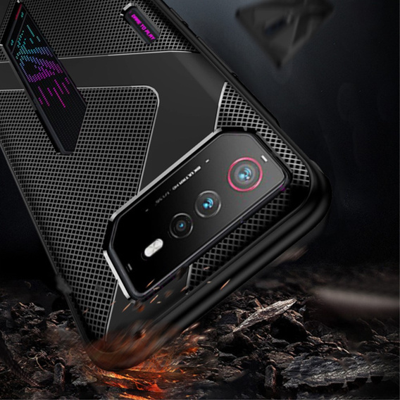 Pouzdro pro ROG Phone 6 5G, Carbon Gel, černé