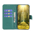 Klopové pouzdro pro Motorola Edge 40 Neo, Wallet, BINFEN COLOR, zelené