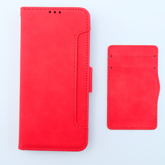 Klopové pouzdro pro Xiaomi 13T / 13T Pro, Card Slot, červené