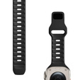 Pasek Silikonowy do Apple Watch 1/2/3/4/5/6/7/8/SE/ULTRA 42/44/45/49MM, Czarny