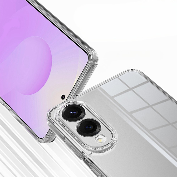 Pouzdro pro Samsung Galaxy S25 Edge, Fusion Hybrid, průhledné