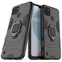 Pouzdro pro Realme C21Y, Kickstand Ring, černé