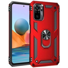 Pancéřové pouzdro pro Xiaomi Redmi Note 10 / 10S, Nox Case Ring, červené