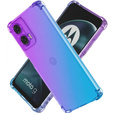 Pouzdro pro Motorola Moto G85, Gradient Dropproof, Fialová / modrá