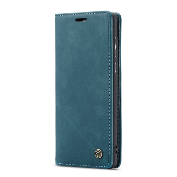 Pouzdro CASEME pro Samsung Galaxy A71, Leather Wallet Case, zelené
