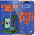Tvrzené sklo Diamond Palm pro iPhone 17 Pro / 17 / 16 Pro