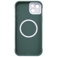 Pouzdro pro iPhone 15 Plus, ERBORD Armor Mag, zelené