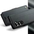 CASEME Litchi Wallet flipové pouzdro pro Samsung Galaxy Z Fold7 5G