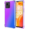 Pouzdro pro Realme C30 / Narzo 50i Prime, Gradient Dropproof, Fialová / modrá