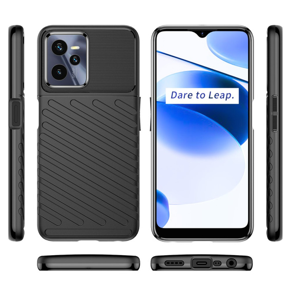 Pouzdro pro Realme C35, Thunder, černé