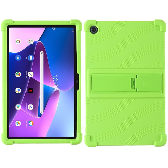 Silikonový obal pro Lenovo Tab M10 Plus 10.6 Gen 3 TB-125F TB-128F, Impact, pancéřovaný, zelené