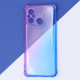 Pouzdro pro Xiaomi Redmi 12C, Gradient Dropproof, Fialová / modrá