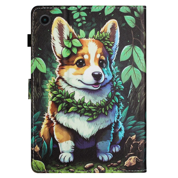 Pouzdro pro Samsung Galaxy Tab A9 X110 / X115, corgi dog