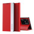 Klopové pouzdro pro Xiaomi Redmi 10C, Side Magnetic, červené