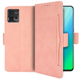 Klopové pouzdro pro Motorola Moto G72 4G, Card Slot, růžové