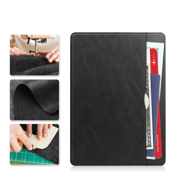 Pouzdro pro Lenovo Tab M11, Business Card and Pen Slot, černé