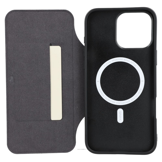 Pouzdro X-LEVEL pro iPhone 16 Pro, Magnetic Card Holder, hnědé