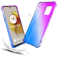 Pouzdro pro Motorola Moto G73 5G, Gradient Dropproof, Fialová / modrá