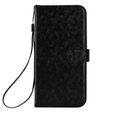 Flipové pouzdro pro Honor 400 Pro 5G, Wallet Rhombus, černé