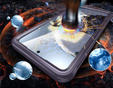 Pouzdro pro Samsung Galaxy S25 FE, Shockproof, se sklem, pro MagSafe, fialové