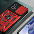 Pouzdro pro Motorola Moto E14, CamShield Slide, červené