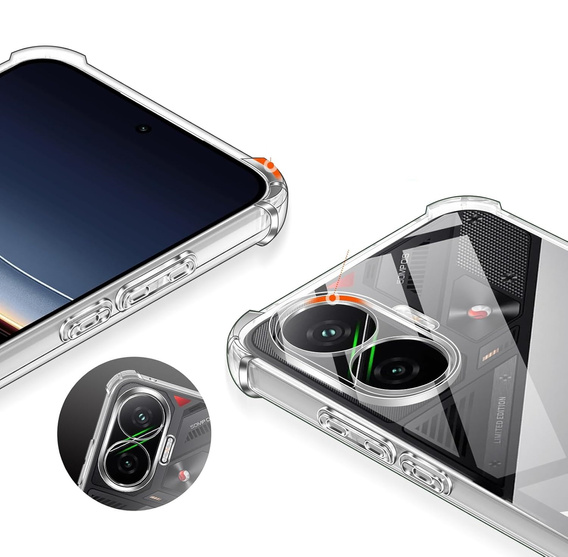 Pouzdro pro Xiaomi Poco F7, Dropproof, průhledné
