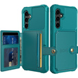 Pouzdro pro Samsung Galaxy S23 FE, Card Holder Kickstand, zelené