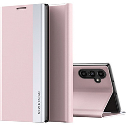 Klopové pouzdro pro Samsung Galaxy A14 4G/5G, Side Magnetic, růžové