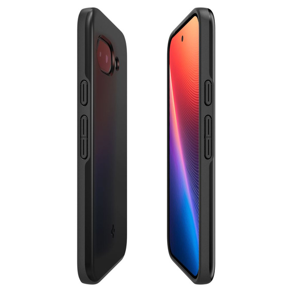 Pouzdro Spigen pro Google Pixel 9A, Thin Fit Mag, černé + 9H tvrzené sklo