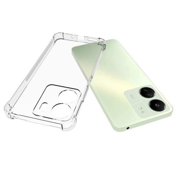 Pouzdro pro Xiaomi Redmi 13C / Poco C65, Dropproof, průhledné