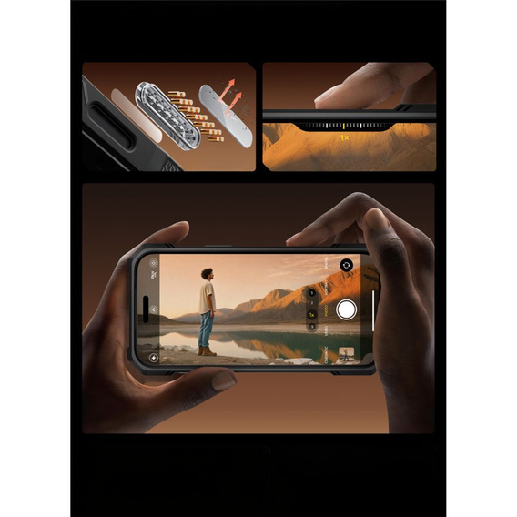 Pouzdro Supcase pro iPhone 17 Pro Max, Unicorn Beetle Grip Mag, černé