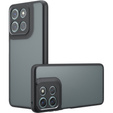 Pouzdro pro Xiaomi Redmi 15 5G / 4G, s ochranou fotoaparátu, průhledné s černými boky