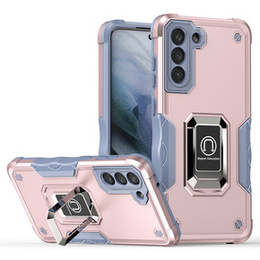 Pouzdro pro Samsung Galaxy S21 FE, Dual-Layer Armor, růžové