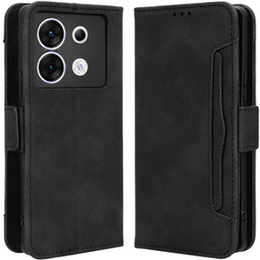 Klopové pouzdro pro Infinix Zero 30 5G, Card Slot, černémodré