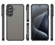 Matné pouzdro pro Samsung Galaxy A17 5G, kouřové s černými boky
